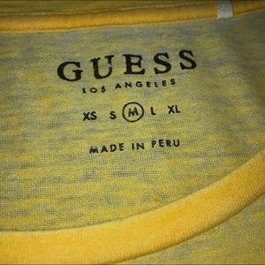 Guess Tops - Guess yellow T-shirt Guess Tops - Guess yellow T-shirt